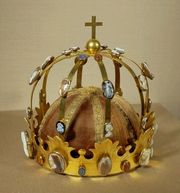 Coronation crown of Napoleon Isometimes called the Charlemagne Crown after the original crown of that name destroyed during the French Revolution.